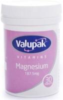 Valupak Vitamins Magnesium (187.5mg) 30 Tablets