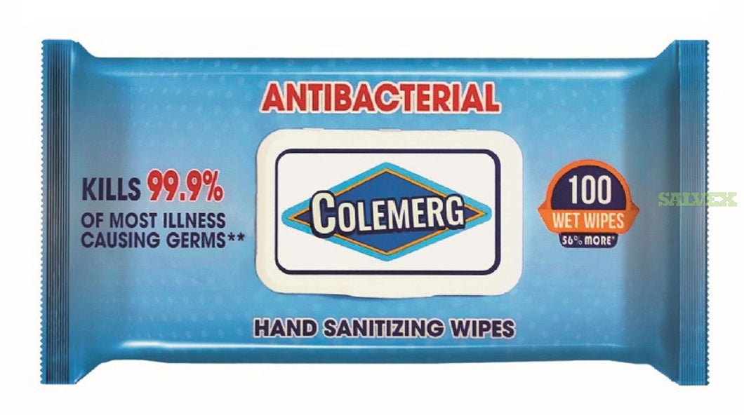 COLEMERG SANITIZING WIPES (100 WET WIPES )