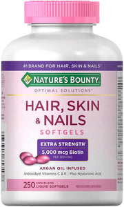 NATURE'S BOUNTY HAIR, SKIN & NAILS  ( 250 SOFTGELS)