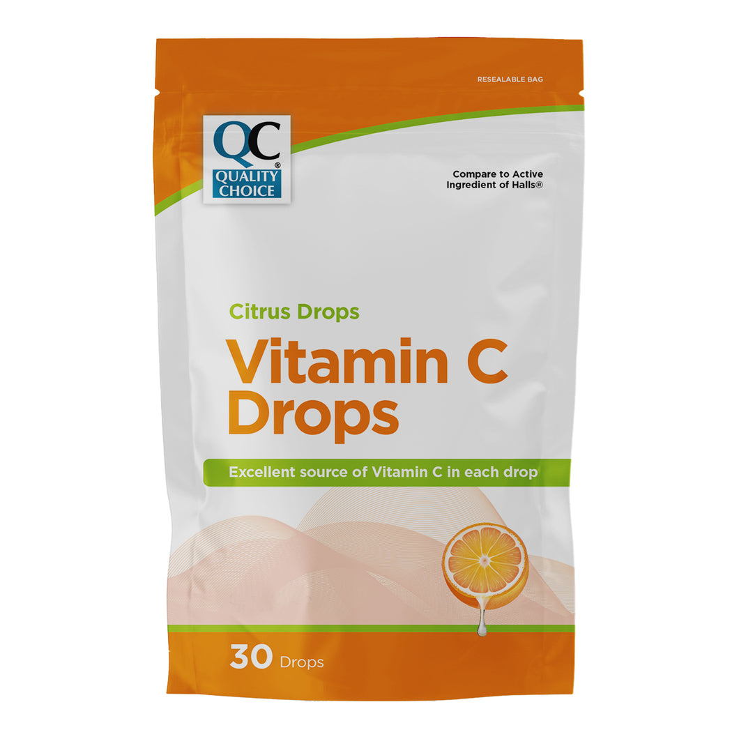 Vitamin C Drops Citrus Flavor (30 ct)