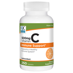 QC Vitamin C 500 mg Tablets (250 Ct)