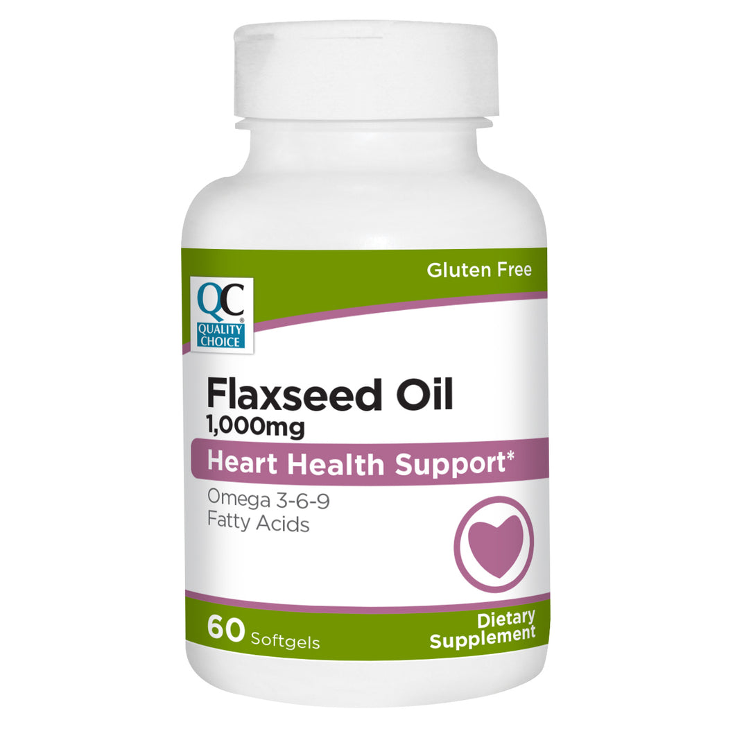Flaxseed Oil,60 Softgels (1000 mg)