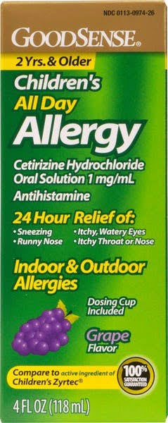 GoodSense® Children's All Day Allergy (Cetirizine 1mg/ml)