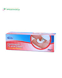 Clotrimazole 1% w/w Cream Treats Fungal Infection - 20g