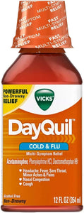 VICKS DAYQUIL ACETAMINOPHEN SEVERE COLD & FLU (354ml)
