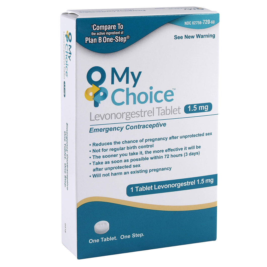 My Choice Emergency Contraceptive 1 Levonorgestrel Tablet (1.5 mg)