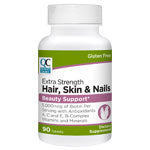 QC Hair, Skin & Nails Extra Strength (90 Tablets)