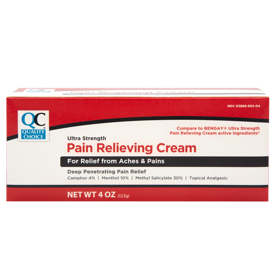 QC ULTRA STRENGTH PAIN RELIEVING CREAM (BENGAY) (113g)