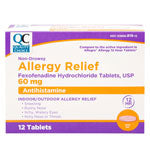QC NON-DROWSY ALLERGY RELIEF FEXOFENADINE (60 mg)