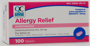 QC ALLERGY RELIEF (100 TABLETS)