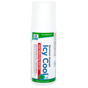 QC MAXIMUM STRENGTH ICY COOL PAIN RELIEVING ROLL-ON (89ml)
