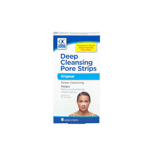 QC DEEP CLEANSING PORE STRIPS, ORIGINAL (BIORE) (8 Nose Strips)