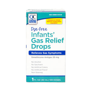 QC INFANTS DYE-FREE GAS RELIEF DROPS (INFANTS MYLICON) (30ml - 100 Doses)