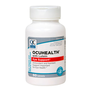 QC OCUHEALTH, WITH LUTEIN (OCUVITE WITH LUTEIN) (60 Tablets)