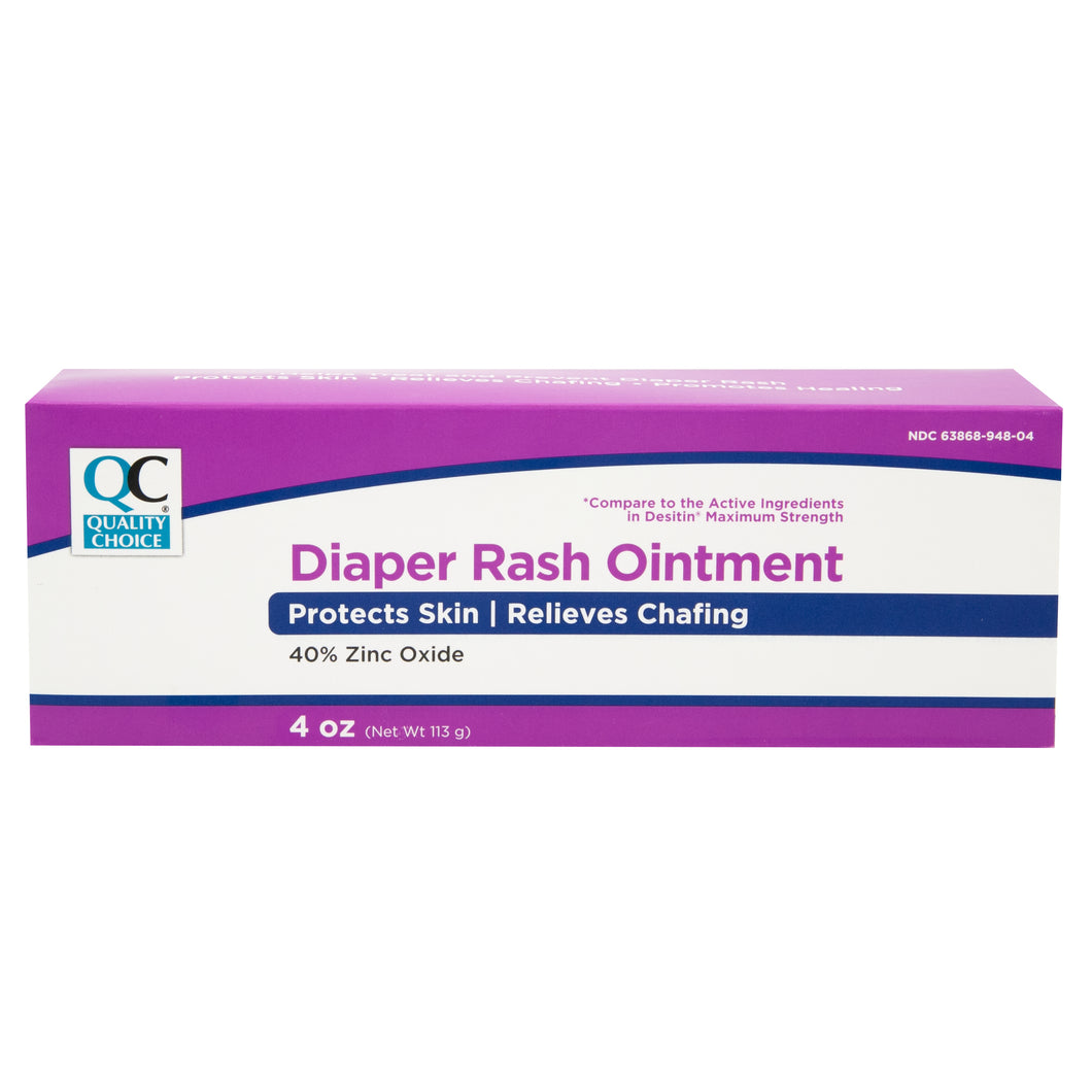 QC DIAPER RASH OINTMENT, 40% ZINC OXIDE (113g)