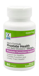 QC MEN'S FORMULA PROSTATE HEALTH, WITH BETA-SITOSTEROL 125MG (60 Softgels)