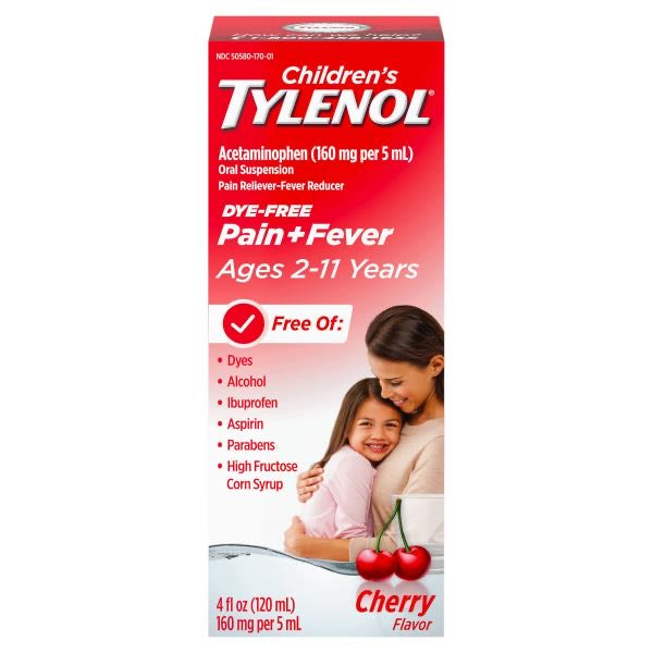 CHILDREN'S TYLENOL PAIN + FEVER,  2 - 11 YEARS (4 FL OZ )