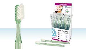 MIRADENT HAPPY MORNING DE LUXE TOOTHBRUSH WITH EVEN BRISTLE FIELD